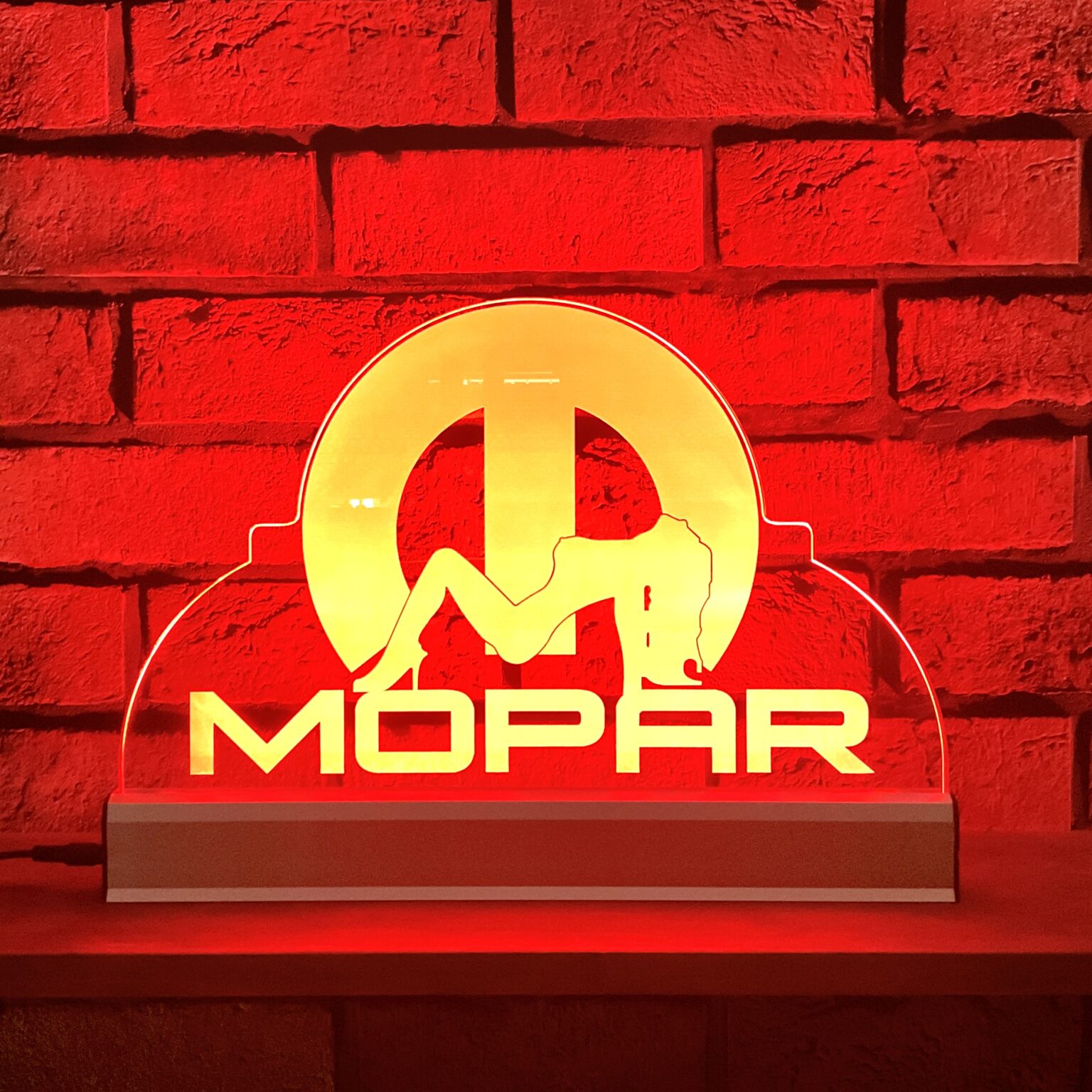 Buy Mopar Girl Logo LED Sign Led Signs and Neon Lights in Australia