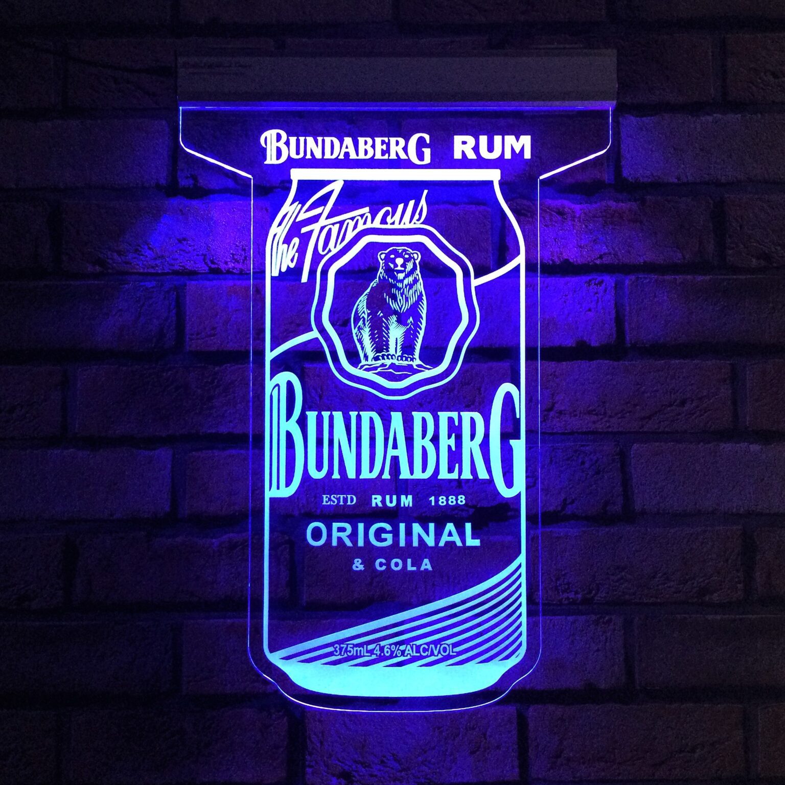 Buy Bundaberg Rum Can LED Sign Led Signs and Neon Lights in Australia